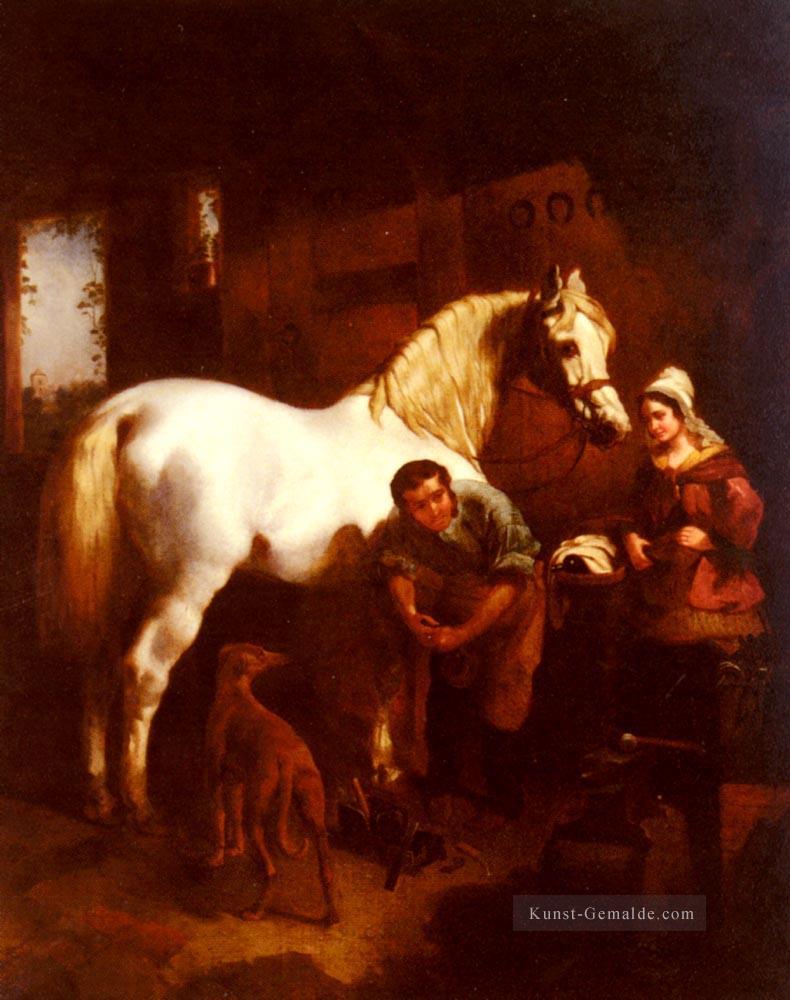 Der Dorfschmied Herring Snr John Frederick Pferd Ölgemälde